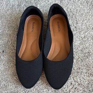 Style & Co. Black Knit Slip-On Ballet Flats